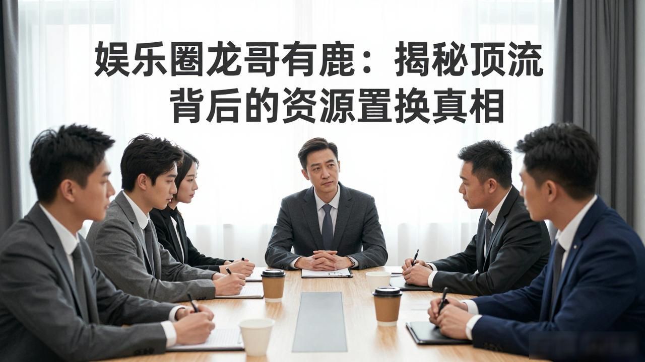 娱乐圈龙哥有鹿：揭秘顶流背后的资源置换真相